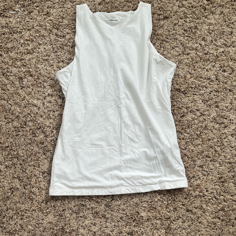 Abercrombie & Fitch White Tank top Tee